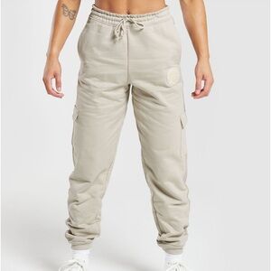 Gymshark Light Tan Cargo Joggers
